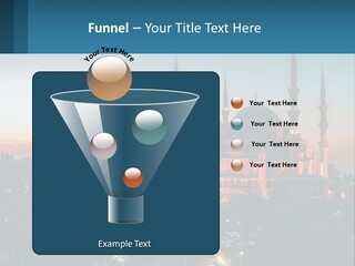 A Picture Of A Building With A Sky Background PowerPoint Template