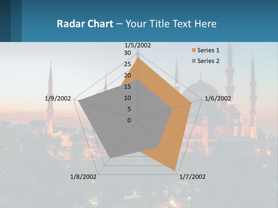 A Picture Of A Building With A Sky Background PowerPoint Template