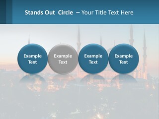 A Picture Of A Building With A Sky Background PowerPoint Template