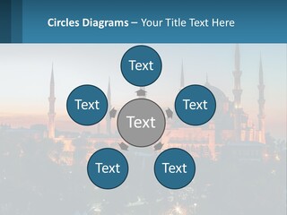 A Picture Of A Building With A Sky Background PowerPoint Template