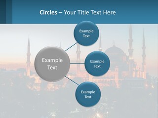 A Picture Of A Building With A Sky Background PowerPoint Template