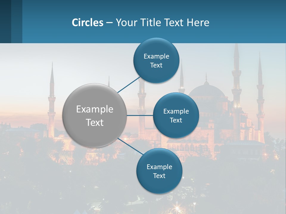 A Picture Of A Building With A Sky Background PowerPoint Template