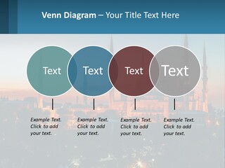 A Picture Of A Building With A Sky Background PowerPoint Template