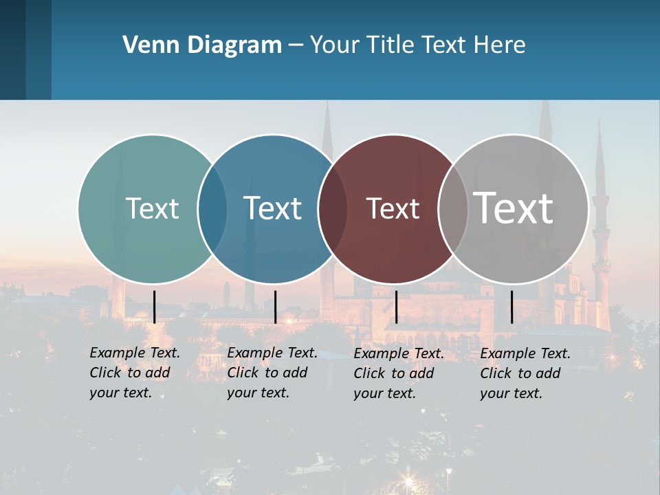 A Picture Of A Building With A Sky Background PowerPoint Template