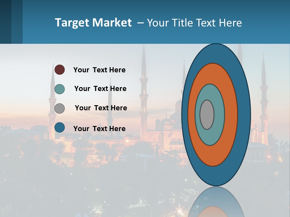 A Picture Of A Building With A Sky Background PowerPoint Template