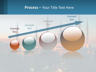 A Picture Of A Building With A Sky Background PowerPoint Template