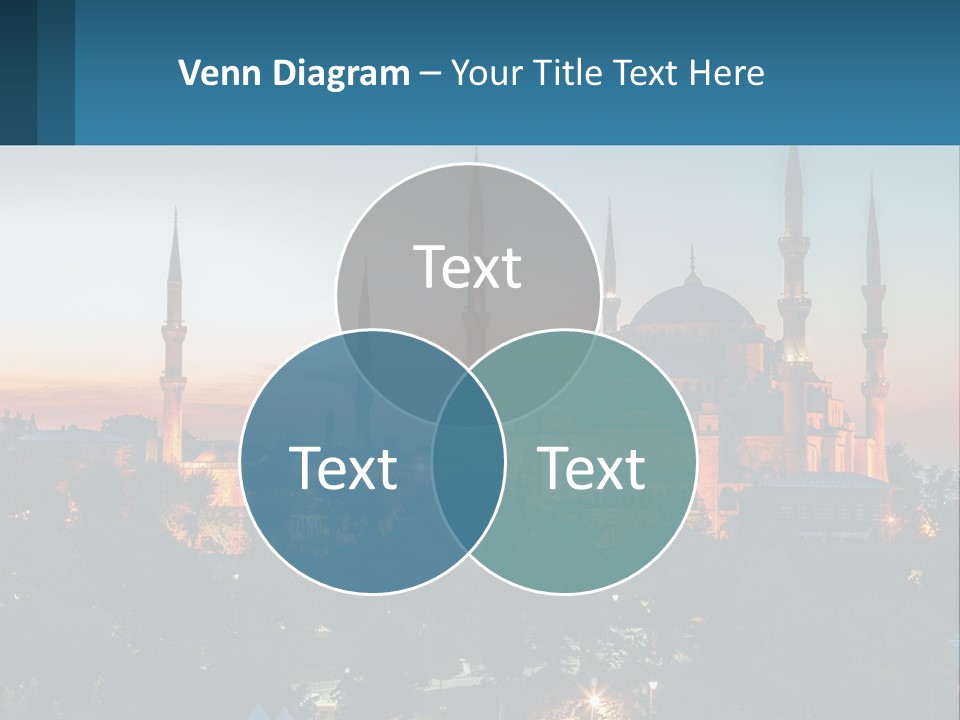 A Picture Of A Building With A Sky Background PowerPoint Template