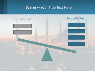 A Picture Of A Building With A Sky Background PowerPoint Template