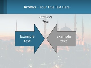 A Picture Of A Building With A Sky Background PowerPoint Template