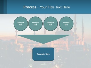 A Picture Of A Building With A Sky Background PowerPoint Template