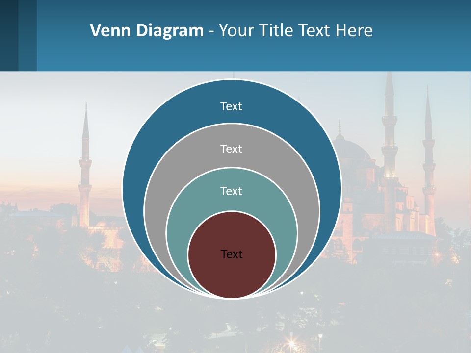 A Picture Of A Building With A Sky Background PowerPoint Template