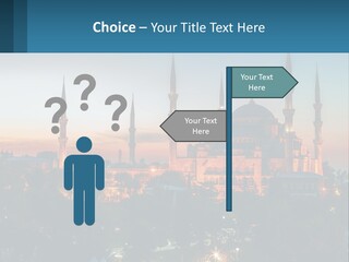 A Picture Of A Building With A Sky Background PowerPoint Template