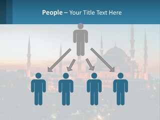 A Picture Of A Building With A Sky Background PowerPoint Template