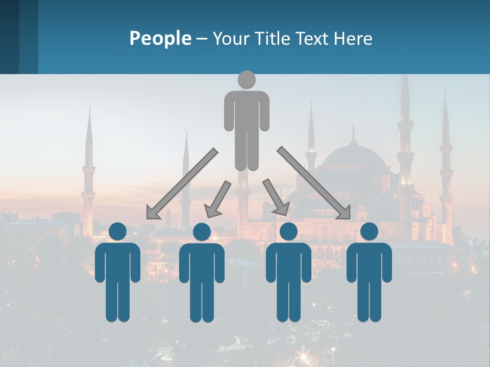 A Picture Of A Building With A Sky Background PowerPoint Template