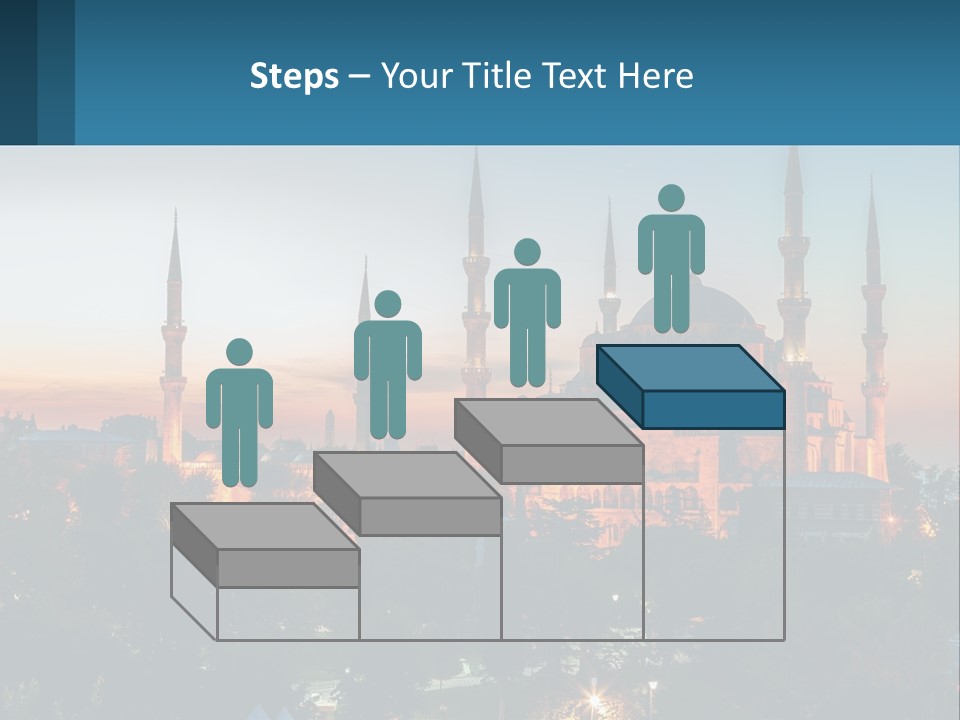 A Picture Of A Building With A Sky Background PowerPoint Template