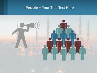 A Picture Of A Building With A Sky Background PowerPoint Template