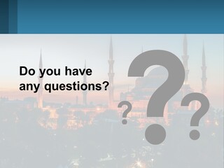 A Picture Of A Building With A Sky Background PowerPoint Template