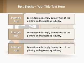 A Forklift With Boxes On The Back Of It PowerPoint Template