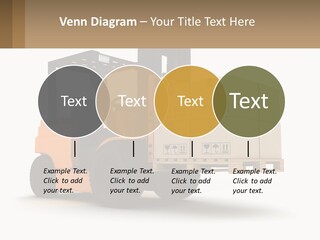 A Forklift With Boxes On The Back Of It PowerPoint Template