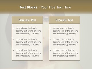 A Beautiful Woman With A Short Bobble Haircut PowerPoint Template