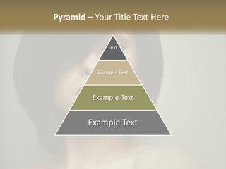 A Beautiful Woman With A Short Bobble Haircut PowerPoint Template