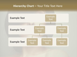 A Beautiful Woman With A Short Bobble Haircut PowerPoint Template