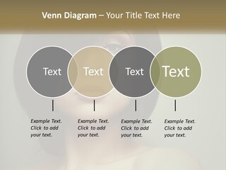 A Beautiful Woman With A Short Bobble Haircut PowerPoint Template