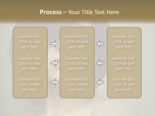 A Beautiful Woman With A Short Bobble Haircut PowerPoint Template