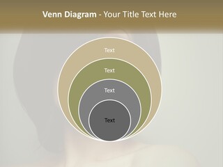 A Beautiful Woman With A Short Bobble Haircut PowerPoint Template