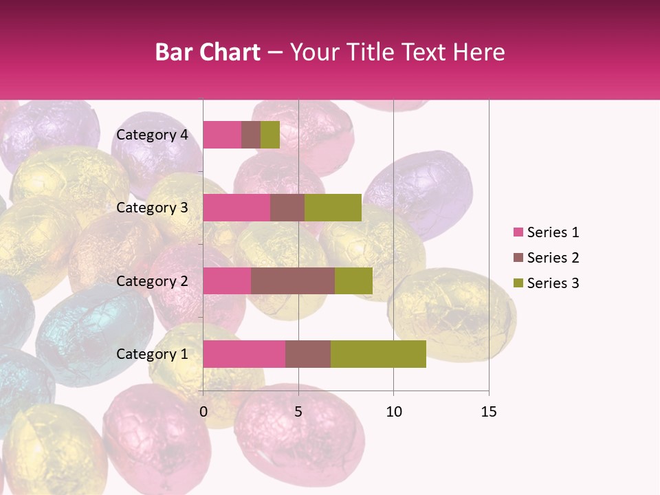 A Pile Of Chocolate Eggs Sitting On Top Of A Table PowerPoint Template
