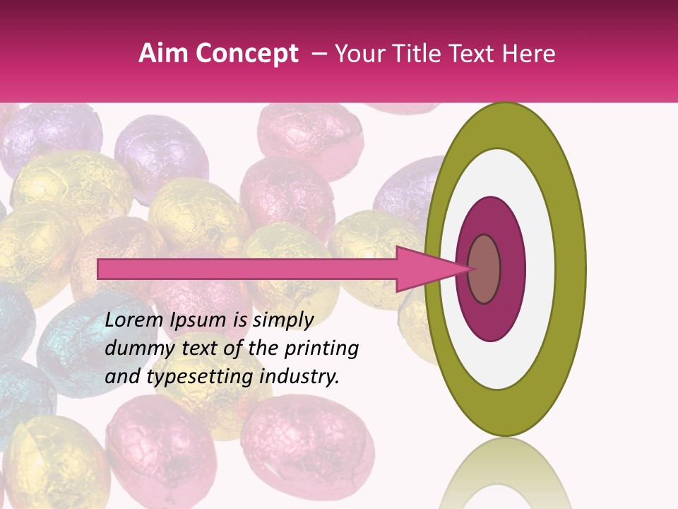 A Pile Of Chocolate Eggs Sitting On Top Of A Table PowerPoint Template