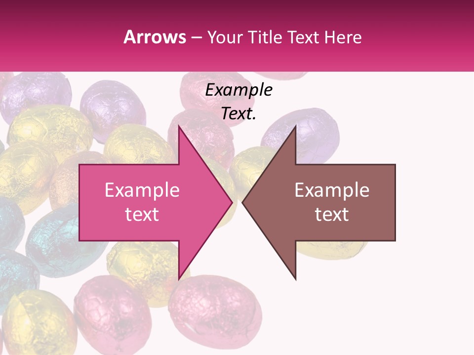 A Pile Of Chocolate Eggs Sitting On Top Of A Table PowerPoint Template