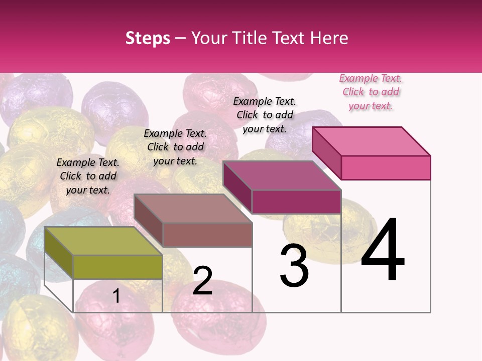 A Pile Of Chocolate Eggs Sitting On Top Of A Table PowerPoint Template