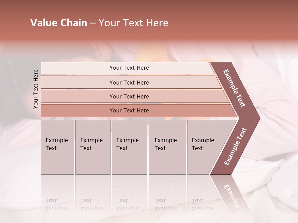 A Woman Laying In Bed With A Stuffed Animal PowerPoint Template