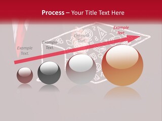 A Man In A Suit Holding A Chalkboard With A Graduation Cap On It PowerPoint Template