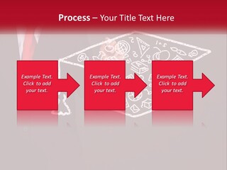 A Man In A Suit Holding A Chalkboard With A Graduation Cap On It PowerPoint Template