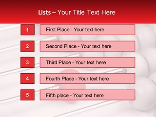 A Group Of Abacuss With A Red Ball In The Middle PowerPoint Template