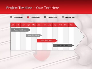 A Group Of Abacuss With A Red Ball In The Middle PowerPoint Template