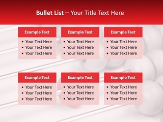 A Group Of Abacuss With A Red Ball In The Middle PowerPoint Template