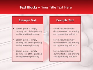 A Group Of Abacuss With A Red Ball In The Middle PowerPoint Template