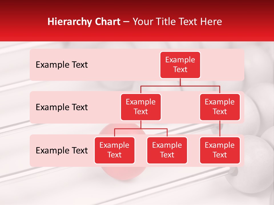 A Group Of Abacuss With A Red Ball In The Middle PowerPoint Template