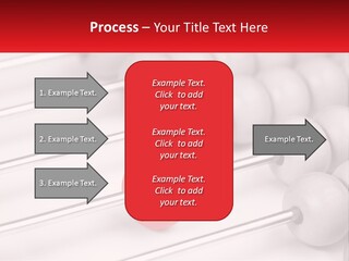 A Group Of Abacuss With A Red Ball In The Middle PowerPoint Template