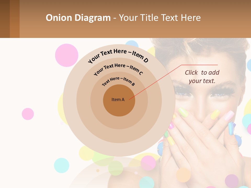 A Woman Covering Her Mouth With Her Hands PowerPoint Template