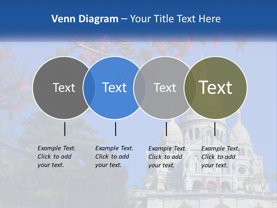 A Picture Of A Building With A Blue Sky In The Background PowerPoint Template