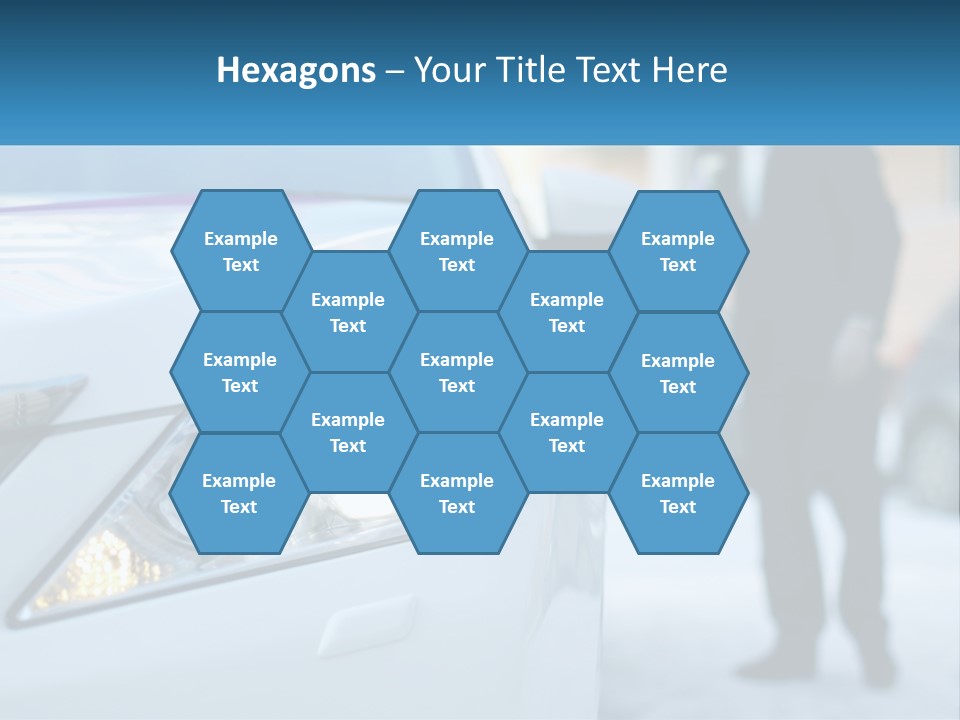 A Man In A Suit Standing Next To A Car PowerPoint Template