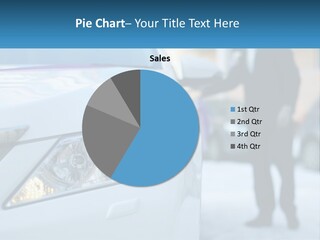 A Man In A Suit Standing Next To A Car PowerPoint Template