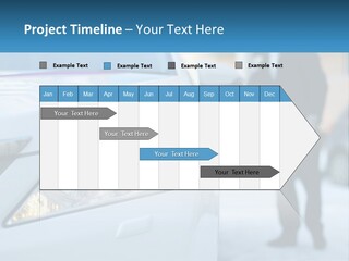 A Man In A Suit Standing Next To A Car PowerPoint Template