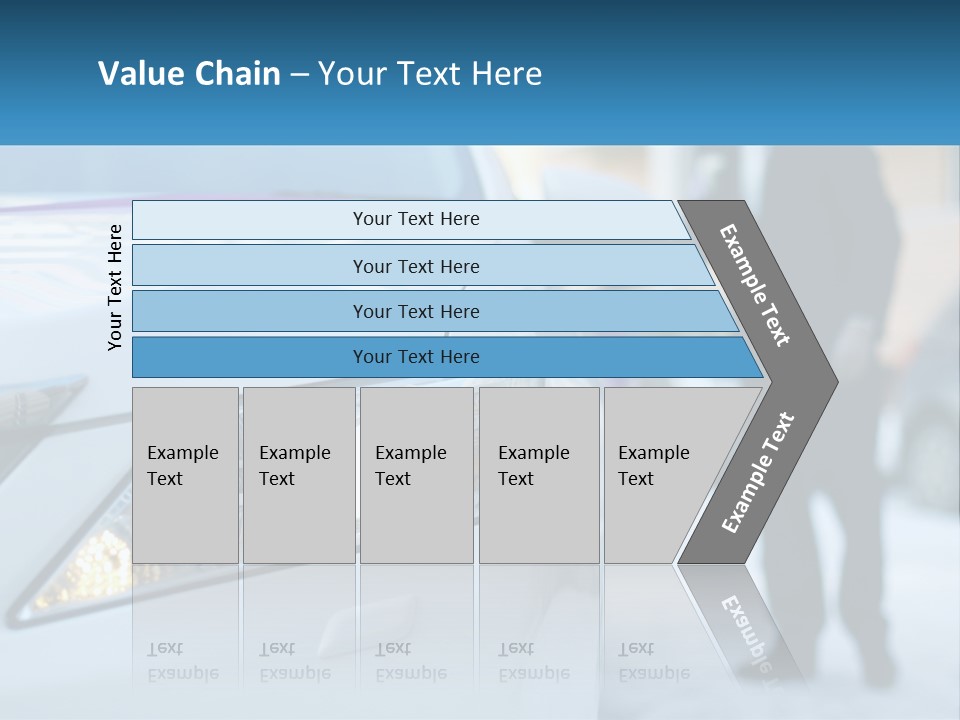 A Man In A Suit Standing Next To A Car PowerPoint Template