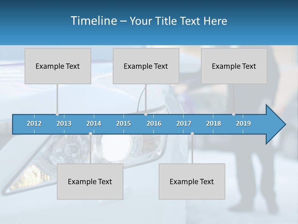 A Man In A Suit Standing Next To A Car PowerPoint Template