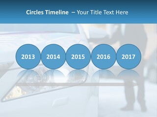 A Man In A Suit Standing Next To A Car PowerPoint Template